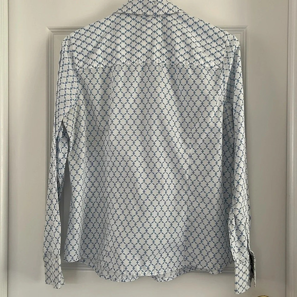 Basic Editions Button Down Long Sleeve Shirt Size M - Picture 4 of 9